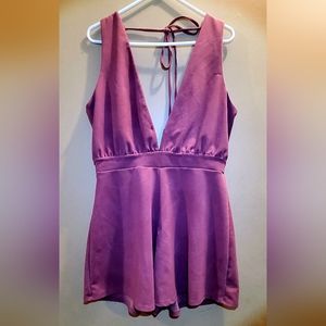 Deep V-Cut Romper